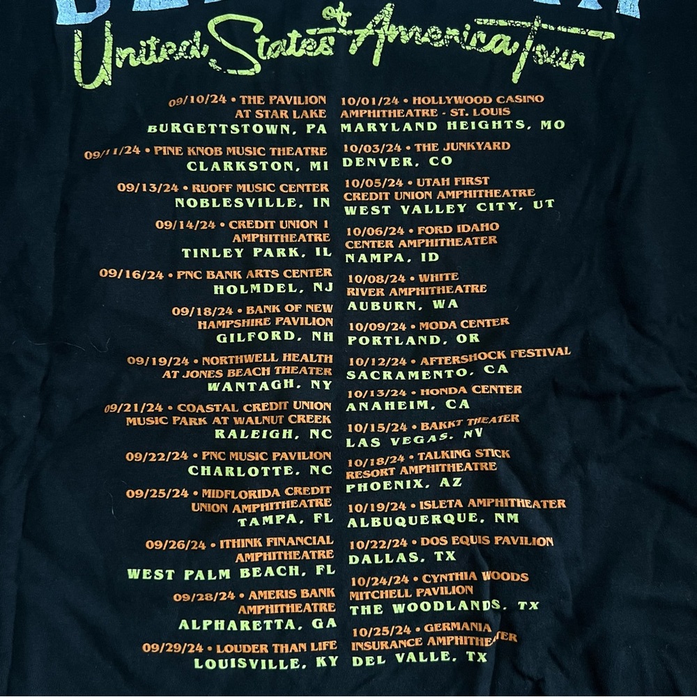 Breaking Benjamin Tour T-Shirt - Picture 3 of 4